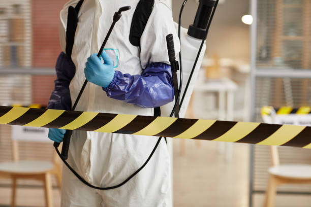 Professional Biohazard Cleanup technician working in Savannah, MO
